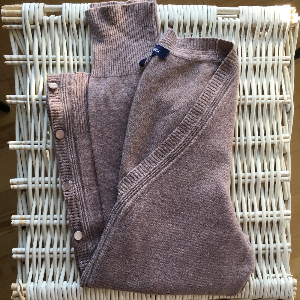 Reitmans Tan Fall Button-up Ribbed Cardigan - Picture 7 of 7